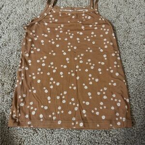 Brown Floral Women's Top